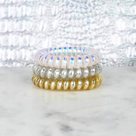 Hotline Accessories - !SALE! Hotline Hair Tie - Bridal Metallic Set